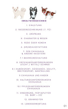 Laden Sie das Bild in den Galerie-Viewer, Chi, Chihuahua, Zwerghunde, Schoßhunde, Ebook Hunde, Enzyklopädie der Hunderassen, Info Hunderassen, Welcher Hund paßt zu mir, Hunderassen geeignet für Familien, Kleine Hunderassen, Pflegeleichte Hunderassen, beliebte Hunderassen, Rassehunde beliebt, Hunde Krank