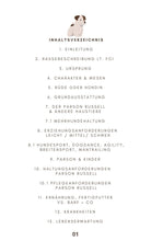 Laden Sie das Bild in den Galerie-Viewer, ❤️ DER PARSON RUSSELL TERRIER ❤️